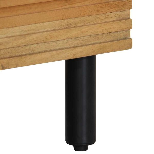 vidaXL Highboard καφέ 60x33x100 cm μασίφ ξύλο Mango