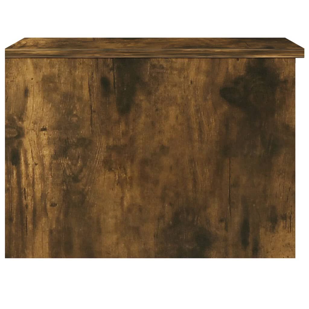 vidaXL Τραπεζάκι Σαλονιού Καπνιστή Δρυς 50x50x36 εκ Επεξεργασμένο Ξύλο