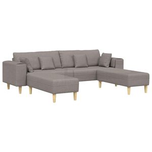 vidaXL &Kappa;&alpha;&nu;&alpha;&pi;έ&sigmaf; 3 &tau;&mu;&chi;. Taupe ύ&phi;&alpha;&sigma;&mu;&alpha;