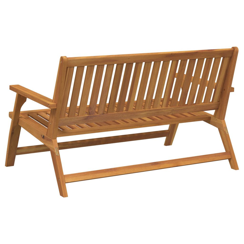 vidaXL Παγκάκι Κήπου 122.5x77x74 εκ. Μασίφ Ξύλο Ακακίας