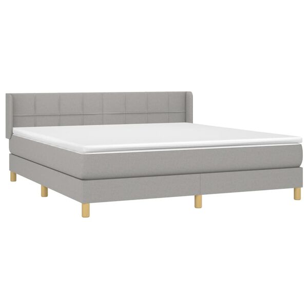vidaXL &Kappa;&rho;&epsilon;&beta;ά&tau;&iota; Boxspring &mu;&epsilon; &Sigma;&tau;&rho;ώ&mu;&alpha; &Alpha;&nu;&omicron;&iota;&chi;&tau;ό &Gamma;&kappa;&rho;&iota; 180x200 &epsilon;&kappa;. &Upsilon;&phi;&alpha;&sigma;&mu;ά&tau;&iota;&nu;&omicron;