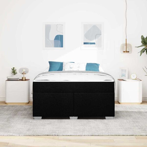 vidaXL &Sigma;&kappa;&epsilon;&lambda;&epsilon;&tau;ό&sigmaf; &Kappa;&rho;&epsilon;&beta;&alpha;&tau;&iota;&omicron;ύ &mu;&epsilon; &sigma;&tau;&rho;ώ&mu;&alpha; &Mu;&alpha;ύ&rho;&omicron; 140 x 200 cm ύ&phi;&alpha;&sigma;&mu;&alpha;