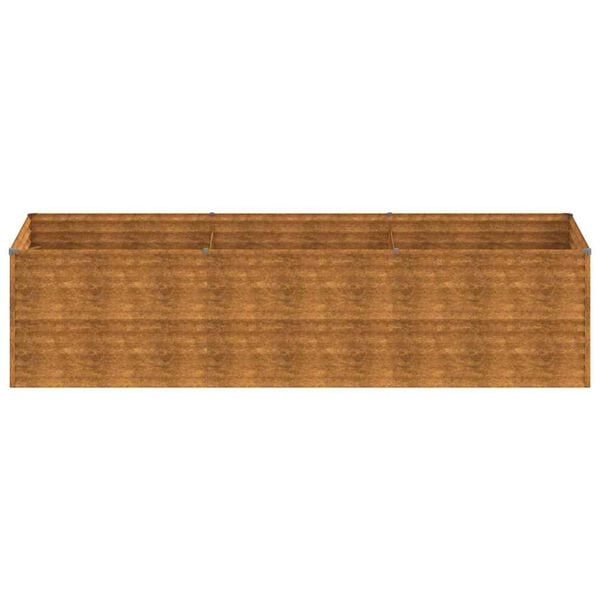 vidaXL Ζαρντινιέρα 290 x 100 x 69 εκ. από Ατσάλι Σκληρυθέν στον Αέρα