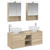 vidaXL &Sigma;&epsilon;&tau; &Epsilon;&pi;ί&pi;&lambda;&omega;&nu; &Mu;&pi;ά&nu;&iota;&omicron;&upsilon; 5 pcs Sonoma &Delta;&rho;&upsilon;&sigmaf;