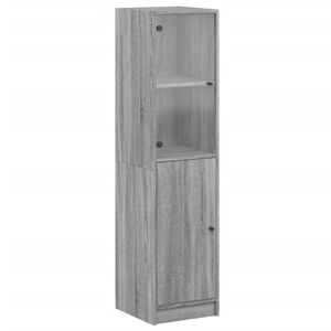 vidaXL &Nu;&tau;&omicron;&upsilon;&lambda;ά&pi;&iota; &Gamma;&kappa;&rho;&iota; Sonoma 35x37x142 &epsilon;&kappa;. &mu;&epsilon; &Gamma;&upsilon;ά&lambda;&iota;&nu;&eta; &Pi;ό&rho;&tau;&alpha;