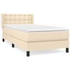 vidaXL &Kappa;&rho;&epsilon;&beta;ά&tau;&iota; Boxspring &mu;&epsilon; &Sigma;&tau;&rho;ώ&mu;&alpha; &Kappa;&rho;&epsilon;&mu; 100 x 200 &epsilon;&kappa;. &Upsilon;&phi;&alpha;&sigma;&mu;ά&tau;&iota;&nu;&omicron;