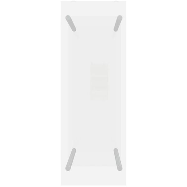 vidaXL Ράφι Καυσόξυλων Διαφανές 40 x 35 x 100 εκ. από Ψημένο Γυαλί