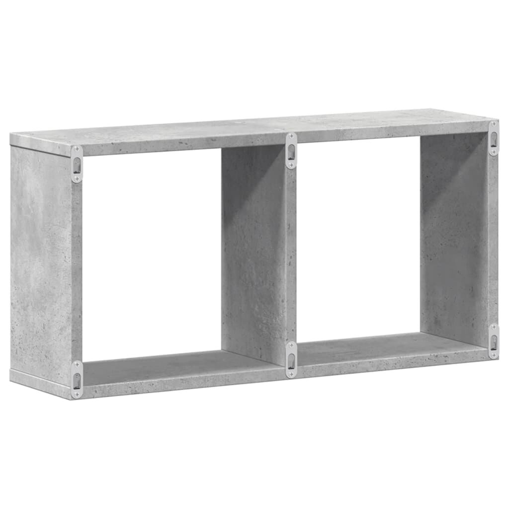 vidaXL Ντουλάπι Τοίχου Γκρι Σκυρ. 60x16x30 εκ. από Επεξεργασμένο Ξύλο