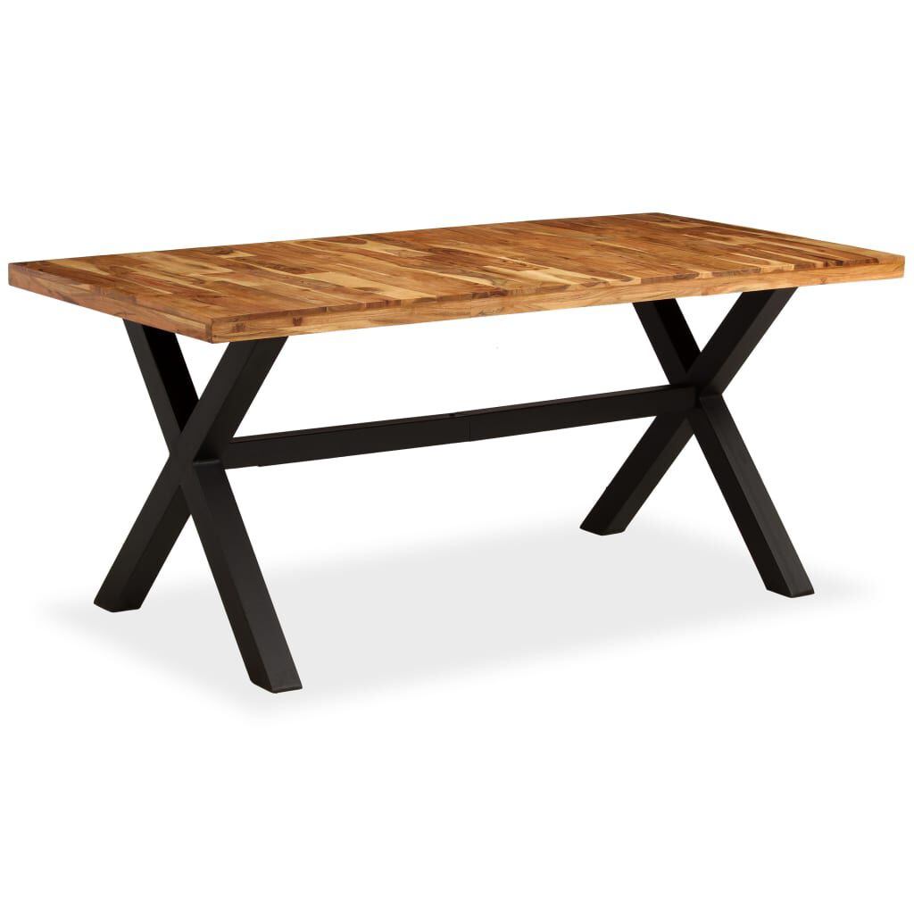 vidaXL Τραπεζαρία 180x90x76 εκ. από Μασίφ Ξύλο Ακακίας και Μάνγκο