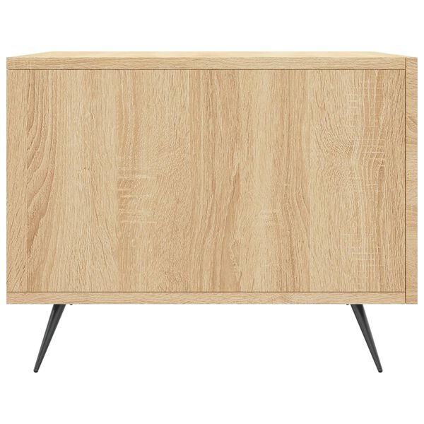vidaXL Τραπεζάκι Σαλονιού Sonoma Δρυς 50x50x40 εκ. Επεξεργασμένο Ξύλο
