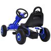 vidaXL Go Kart με Πετάλια και Λάστιχα Πεπιεσμένου Αέρα Μπλε