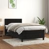 vidaXL &Kappa;&rho;&epsilon;&beta;ά&tau;&iota; Boxspring &mu;&epsilon; &Sigma;&tau;&rho;ώ&mu;&alpha; &Mu;&alpha;ύ&rho;&omicron; 90x190 &epsilon;&kappa;. &Beta;&epsilon;&lambda;&omicron;ύ&delta;&iota;&nu;&omicron;