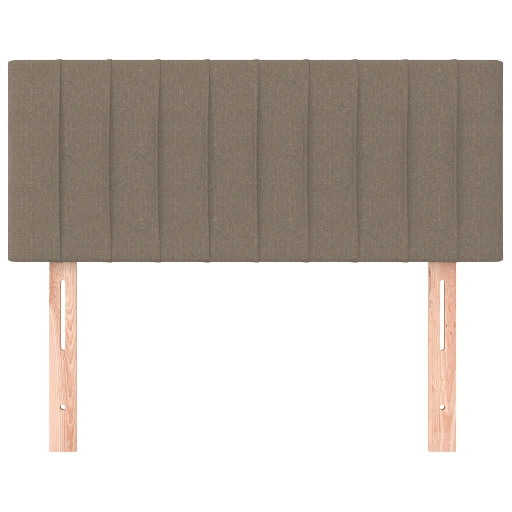 vidaXL Κεφαλάρι Κρεβατιού Taupe 100x5x78/88 εκ. Υφασμάτινο