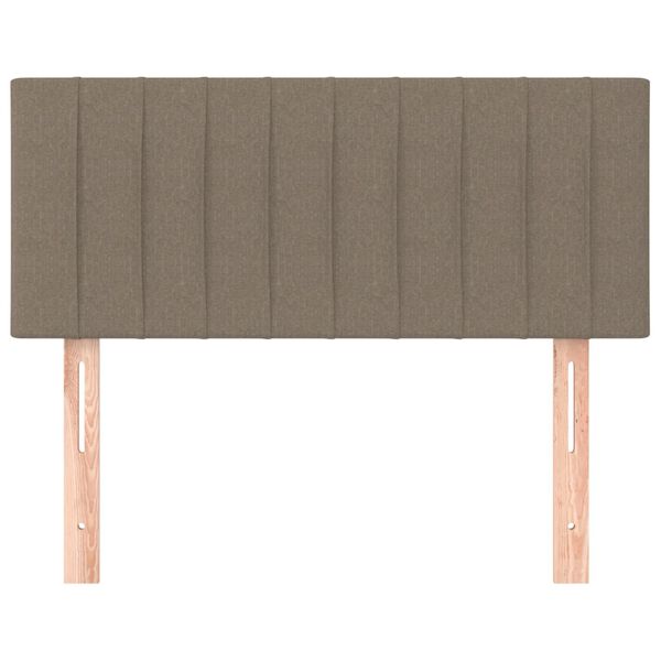 vidaXL Κεφαλάρι Κρεβατιού Taupe 100x5x78/88 εκ. Υφασμάτινο