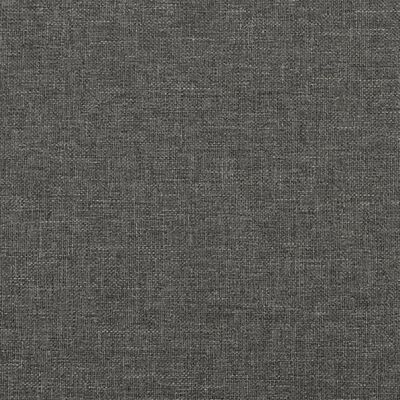 vidaXL Πλαίσιο Κρεβατιού Σκούρο Γκρι 120 x 190 εκ. Υφασμάτινο