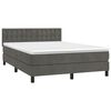 vidaXL &Kappa;&rho;&epsilon;&beta;ά&tau;&iota; Boxspring &mu;&epsilon; &Sigma;&tau;&rho;ώ&mu;&alpha; &Sigma;&kappa;&omicron;ύ&rho;&omicron; &Gamma;&kappa;&rho;&iota; 140x200 &epsilon;&kappa;. &Beta;&epsilon;&lambda;&omicron;ύ&delta;&iota;&nu;&omicron;