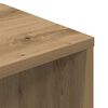 vidaXL Βιβλιοθήκη Artisan Δρυς 34x31x112 εκ. Επεξεργασμένο Ξύλο