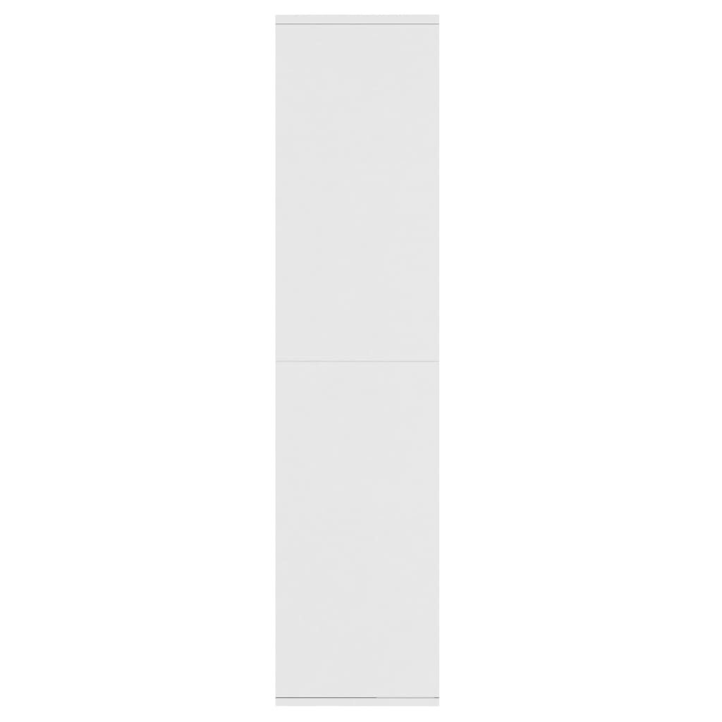 vidaXL Ραφιέρα/Βιβλιοθήκη Λευκή 66 x 30 x 130 εκ. από Επεξ. Ξύλο