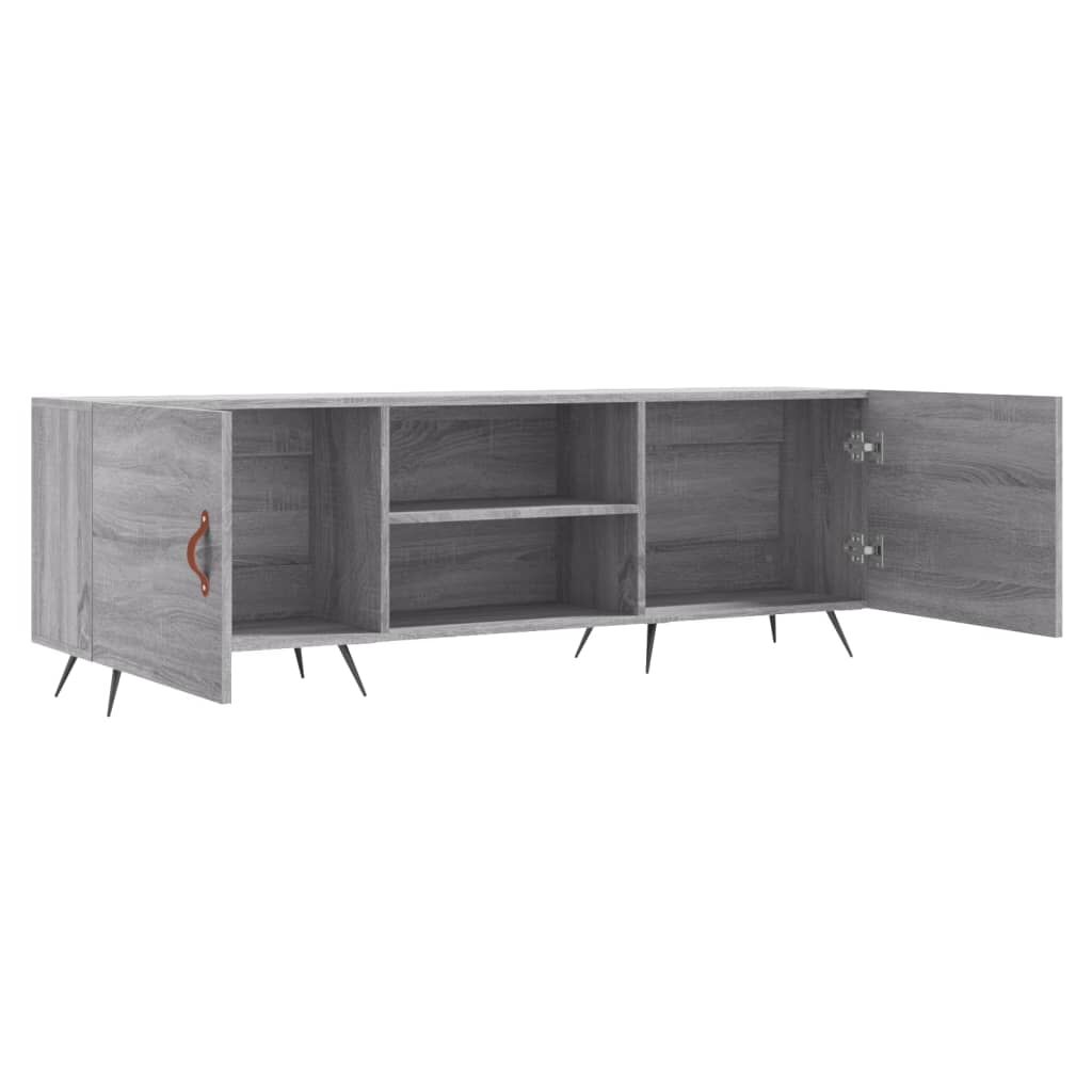 vidaXL Έπιπλο Τηλεόρασης Γκρι Sonoma 150x30x50 εκ. από Επεξεργ. Ξύλο