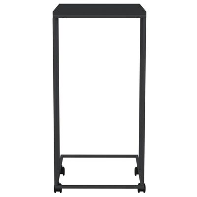 vidaXL Βοηθητικό Τραπέζι με Ρόδες Μαύρο 40x30x63,5 εκ. Επεξ. Ξύλο