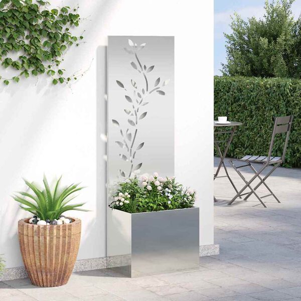 vidaXL &Omicron;&theta;ό&nu;&eta; &Iota;&delta;&iota;&omega;&tau;&iota;&kappa;ό&tau;&eta;&tau;&alpha;&sigmaf; &Kappa;ή&pi;&omicron;&upsilon; Floral &Alpha;&sigma;&eta;&mu;ί 50 x 32 x 150 &epsilon;&kappa;