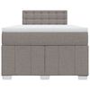 vidaXL &Kappa;&rho;&epsilon;&beta;ά&tau;&iota; Boxspring &mu;&epsilon; &Sigma;&tau;&rho;ώ&mu;&alpha; Taupe 120x200 &epsilon;&kappa;. &Upsilon;&phi;&alpha;&sigma;&mu;ά&tau;&iota;&nu;&omicron;