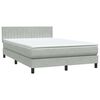 vidaXL &Kappa;&rho;&epsilon;&beta;ά&tau;&iota; Boxspring &mu;&epsilon; &Sigma;&tau;&rho;ώ&mu;&alpha; &Alpha;&nu;&omicron;&iota;&chi;&tau;ό &Gamma;&kappa;&rho;&iota; 160x220 &epsilon;&kappa;. &Beta;&epsilon;&lambda;&omicron;ύ&delta;&iota;&nu;&omicron;