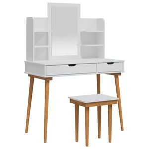 vidaXL &Sigma;&epsilon;&tau; &Tau;&rho;&alpha;&pi;&epsilon;&zeta;&iota;&omicron;ύ &Mu;&alpha;&kappa;&iota;&gamma;&iota;ά&zeta; FAUSKE 5 &tau;&mu;&chi;. &Lambda;&epsilon;&upsilon;&kappa;ό 100 x 50 x 143 &epsilon;&kappa;