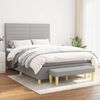 vidaXL &Kappa;&rho;&epsilon;&beta;ά&tau;&iota; Boxspring &mu;&epsilon; &Sigma;&tau;&rho;ώ&mu;&alpha; &Alpha;&nu;&omicron;&iota;&chi;&tau;ό &Gamma;&kappa;&rho;&iota; 140x190 &epsilon;&kappa;. &Upsilon;&phi;&alpha;&sigma;&mu;ά&tau;&iota;&nu;&omicron;