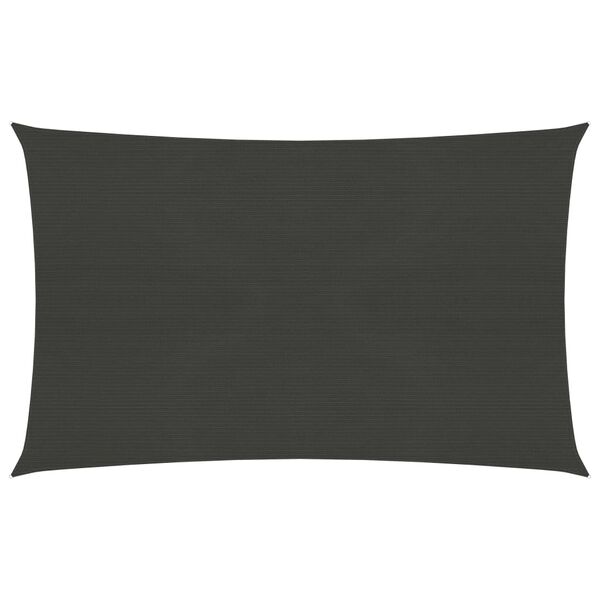 vidaXL Πανί Σκίασης Ανθρακί 3 x 4 μ. από HDPE 160 γρ./μ²
