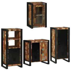 vidaXL &Sigma;&epsilon;&tau; &Epsilon;&pi;ί&pi;&lambda;&omega;&nu; &Mu;&pi;ά&nu;&iota;&omicron;&upsilon; 4 &tau;&mu;&chi;. &Pi;&omicron;&lambda;ύ&chi;&rho;&omega;&mu;&omicron; 55 x 35 x 60 &epsilon;&kappa;.