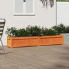 vidaXL Ζαρντινιέρα Καφέ Κεριού 180 x 31 x 31 εκ. από Μασίφ Ξύλο Πεύκου