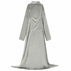 vidaXL Φούτερ-κουβέρτα Γκρι Φανέλα