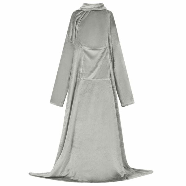 vidaXL Φούτερ-κουβέρτα Γκρι Φανέλα