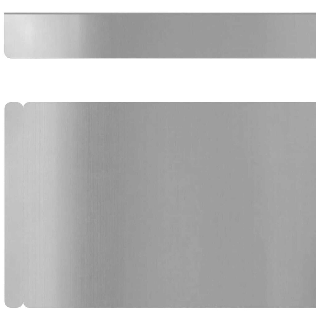 vidaXL Φράχτης Κήπου Ασημί 450 x 10 εκ Γαλβανισμένος χάλυβας