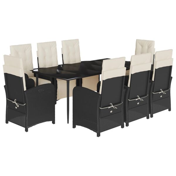 vidaXL &Sigma;&epsilon;&tau; &Tau;&rho;&alpha;&pi;&epsilon;&zeta;&alpha;&rho;ί&alpha;&sigmaf; &Kappa;ή&pi;&omicron;&upsilon; 9 &tau;&epsilon;&mu; &Mu;&alpha;ύ&rho;&omicron; &alpha;&pi;ό &Sigma;&upsilon;&nu;&theta;. &Rho;&alpha;&tau;ά&nu; &mu;&epsilon; &Mu;&alpha;&xi;&iota;&lambda;ά&rho;&iota;&alpha;