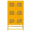vidaXL Highboard &Mu;&omicron;&upsilon;&sigma;&tau;ά&rho;&delta;&alpha; &kappa;ί&tau;&rho;&iota;&nu;&eta; 68x39x123 cm &Chi;ά&lambda;&upsilon;&beta;&alpha;&sigmaf;