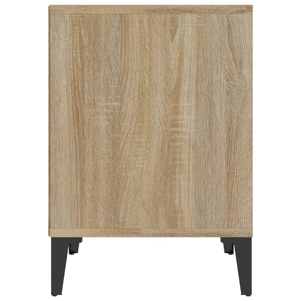 vidaXL Κομοδίνα 2 τεμ. Sonoma Δρυς 40 x 35 x 50 εκ.