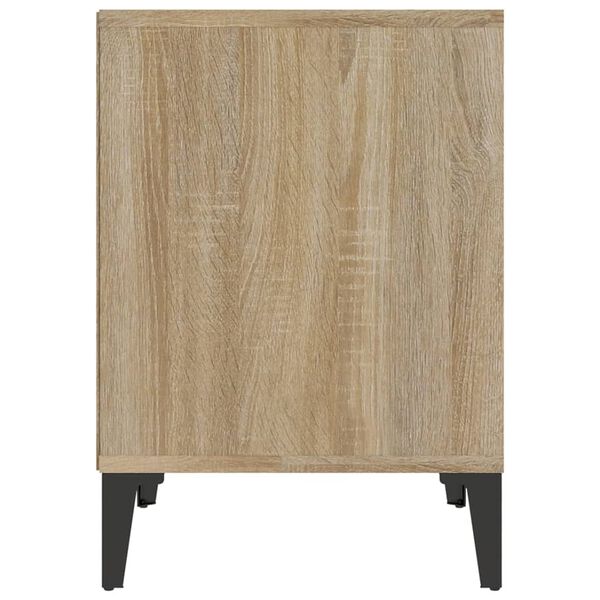 vidaXL Κομοδίνα 2 τεμ. Sonoma Δρυς 40 x 35 x 50 εκ.