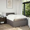 vidaXL &Kappa;&rho;&epsilon;&beta;ά&tau;&iota; Boxspring &mu;&epsilon; &Sigma;&tau;&rho;ώ&mu;&alpha; Taupe 120x190 &epsilon;&kappa;. &Upsilon;&phi;&alpha;&sigma;&mu;ά&tau;&iota;&nu;&omicron;