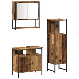 vidaXL &Sigma;&epsilon;&tau; &Epsilon;&pi;ί&pi;&lambda;&omega;&nu; &Mu;&pi;ά&nu;&iota;&omicron;&upsilon; &mu;&epsilon; &rho;ά&phi;&iota; 3 pcs &Kappa;&alpha;&phi;έ &Epsilon;&pi;&epsilon;&xi;&epsilon;&rho;&gamma;&alpha;&sigma;&mu;έ&nu;&omicron; &xi;ύ&lambda;&omicron;