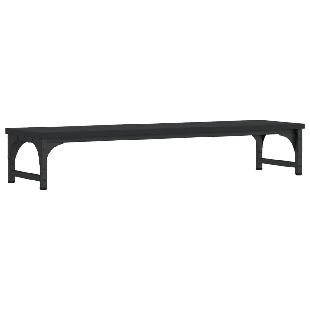 vidaXL Βάση Οθόνης Μαύρη 85 x 23 x 15,5 εκ. από Επεξεργασμένο Ξύλο