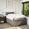vidaXL &Kappa;&rho;&epsilon;&beta;ά&tau;&iota; Boxspring &mu;&epsilon; &Sigma;&tau;&rho;ώ&mu;&alpha; Taupe 120x200 &epsilon;&kappa;. &Upsilon;&phi;&alpha;&sigma;&mu;ά&tau;&iota;&nu;&omicron;