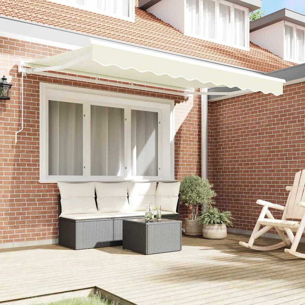 vidaXL Σκηνίτσα Αναδιπλούμενη Κρεμ 250x200 cm ύφασμα