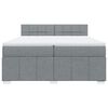 vidaXL &Kappa;&rho;&epsilon;&beta;ά&tau;&iota; Boxspring &mu;&epsilon; &Sigma;&tau;&rho;ώ&mu;&alpha; &Alpha;&nu;&omicron;&iota;&chi;&tau;ό &Gamma;&kappa;&rho;&iota; 200x200 &epsilon;&kappa;. &Upsilon;&phi;&alpha;&sigma;&mu;ά&tau;&iota;&nu;&omicron;