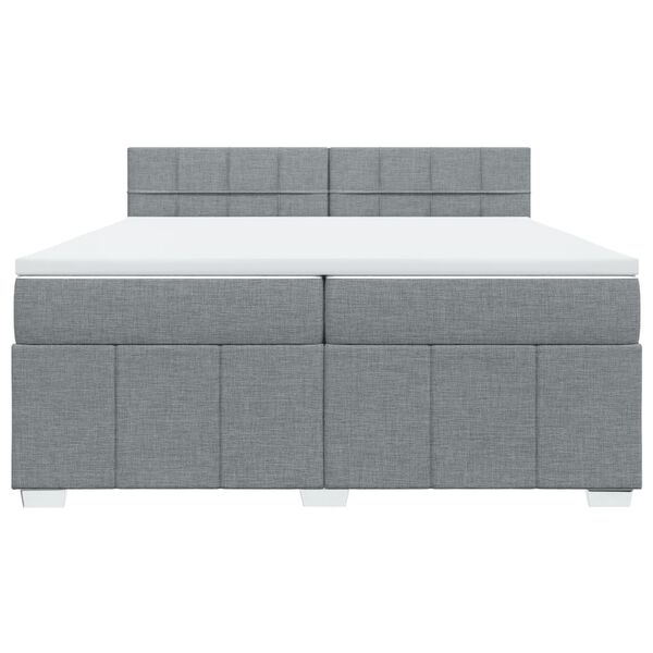 vidaXL &Kappa;&rho;&epsilon;&beta;ά&tau;&iota; Boxspring &mu;&epsilon; &Sigma;&tau;&rho;ώ&mu;&alpha; &Alpha;&nu;&omicron;&iota;&chi;&tau;ό &Gamma;&kappa;&rho;&iota; 200x200 &epsilon;&kappa;. &Upsilon;&phi;&alpha;&sigma;&mu;ά&tau;&iota;&nu;&omicron;