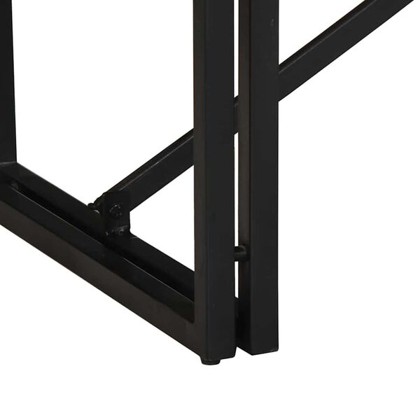 vidaXL Τραπεζάκι σαλονιού πολύχρωμο 80x40x35cm Ξύλο μασίφ ανακυκλωμένο