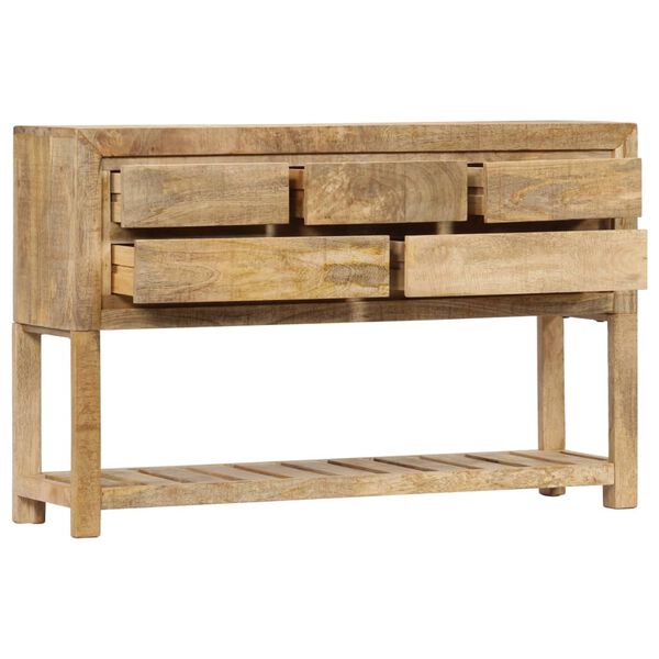vidaXL Κονσόλα 120 x 30 x 75 εκ. από Μασίφ Ξύλο Μάνγκο