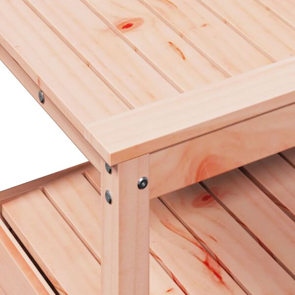vidaXL Τραπέζι Κηπουρικής με Ράφια 82,5x45x81 εκ. Μασίφ Ψευδότσουγκα