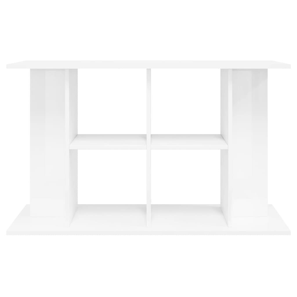 vidaXL Βάση Ενυδρείου Γυαλ. Λευκό 100x40x60 εκ. από Επεξεργασμένο Ξύλο